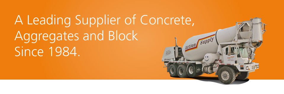 Action Supply is a major concrete supplier in Cape May county New Jersey